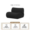 Compression sofa module sofa light luxury normcore style bamboo sofa small apartment straight row sofa bed
