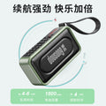 Dx-60 portable bluetooth speaker - high-powered, deep bass, recording, timer, and playback