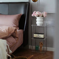 Trolley second-hand acrylic movablecasual bedside table sofa side table popular storage multi-layer storage rack
