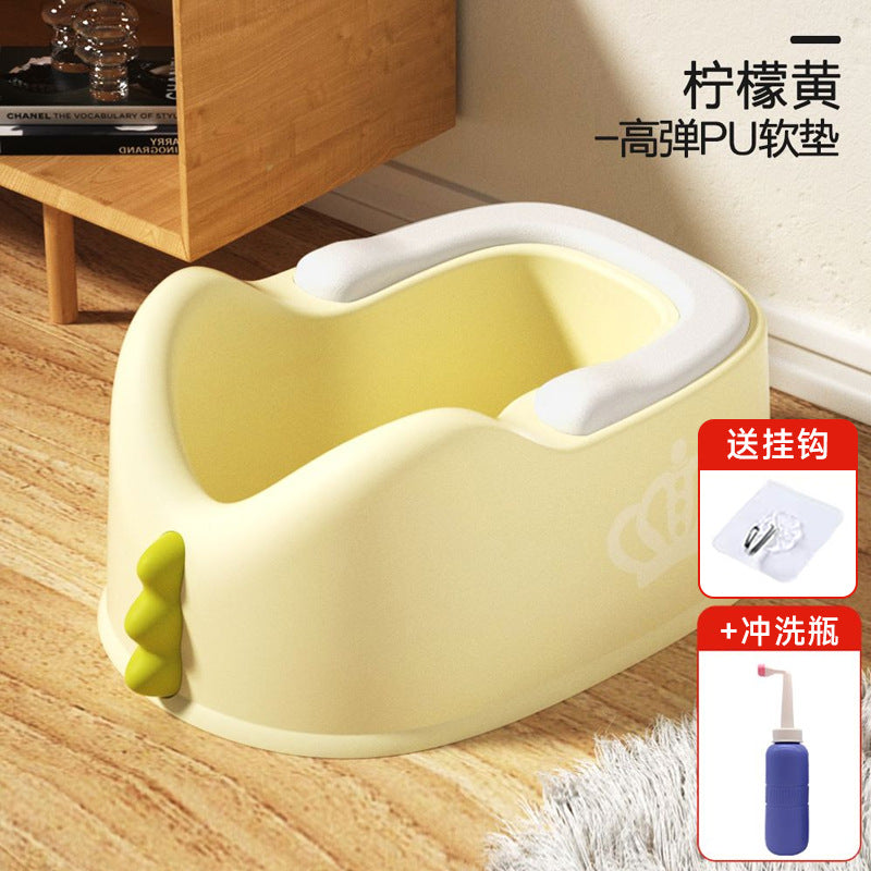 Kids' potty training wash basin - baby plastic girl's toilet training seat - infant squatting wash basin for gentle cleansing