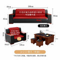 3+1+1+coffee table (cowhide)