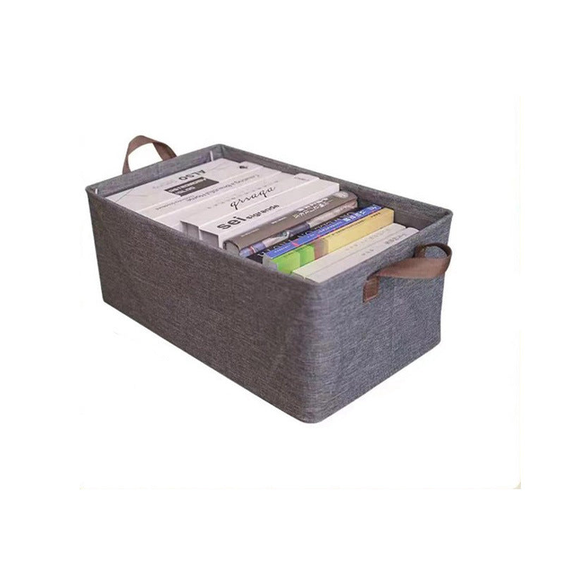 Clothes storage box Clothes storage box Washable cationic uncovered square fabric sundries storage box Customized