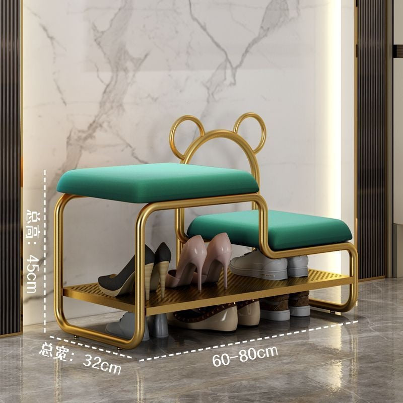 Entrance shoe stool, scandinavianfor home shoe changing stool, popular sofa stool, bench, door shoe rack, shoe cabinet, stool all-in-one