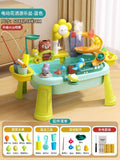 New summer water toys for kids: multifunctional water park with fishing pool, electric faucet, dishwasher, and magnetic features