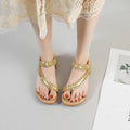 2025 summer new arrivals: bohemian cross-border sandals for women - minimalist, lightweight, casual flat sandals with wide fit and plus sizes