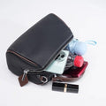 Small bag 2024 new women's fashion versatile phone bag handbag boston genuine leather women's bag chic crossbody bag