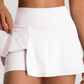 Fashion cross-border sports culottes shortsummer tight high waistfashion tape fitness yoga wear tennis skirt for women