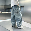 Boys' new autumn denim pants  - spring/autumn kids' pants, loose-fit, stylish boys' trousers for mid-to-large children