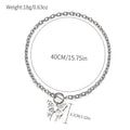 Sweater necklace wholesale european and american cross-border personalized jewelry women's butterfly niche high-end ot buckle autumn and winter accessories necklace