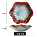 Japanese styleaccessible luxury dipping dish seasoning dish ceramic bone spitting dish small dish sauce and vinegar plate seasoning dish for home cold dish dish