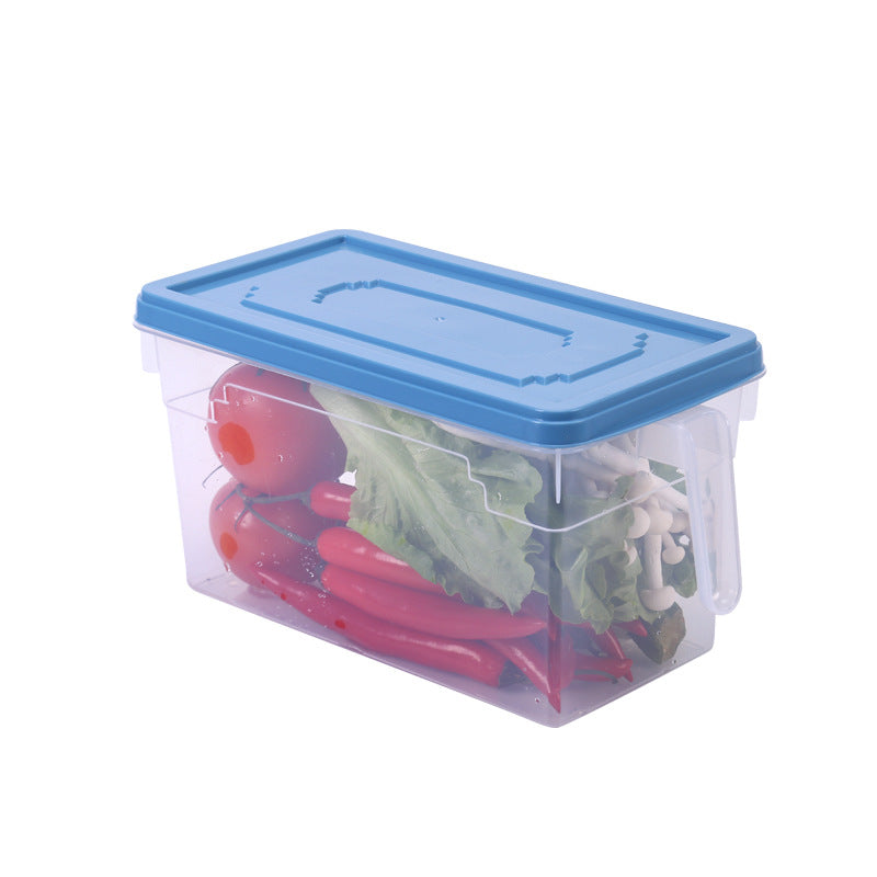 Japanese-style refrigerator storage box, drawer-type kitchen, transparent plastic fresh-keeping box, custom logo,  food storage box.
