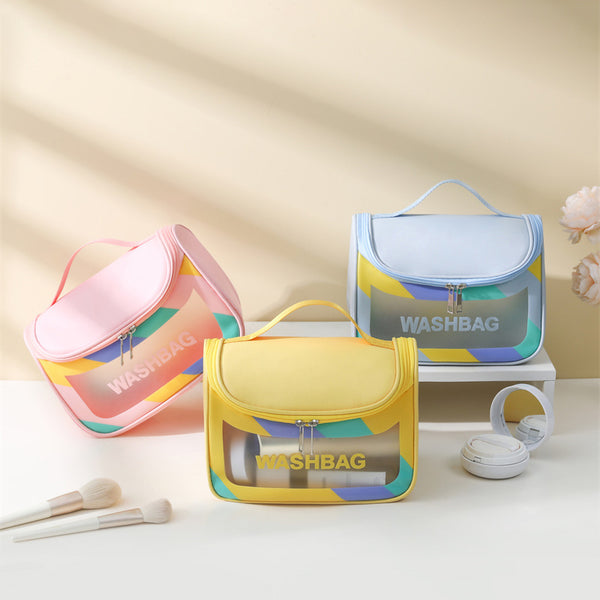 Cosmetic bag large capacity high value cosmetic storage bag portable waterproof toilet bag gift bag wholesale