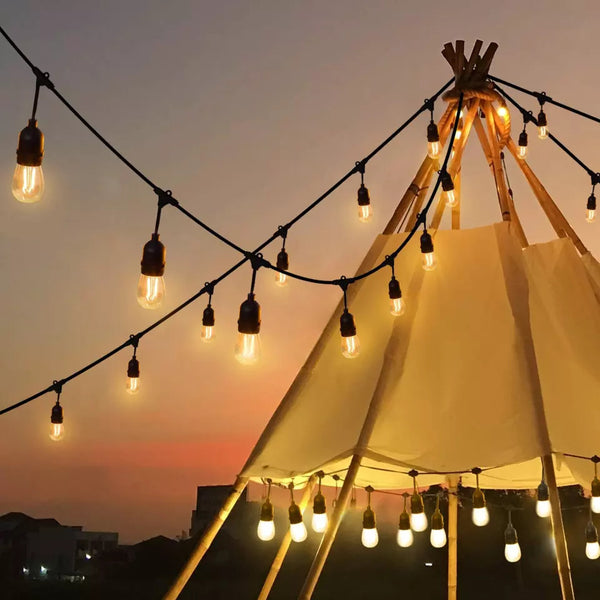 S14 outdoor waterproof bulb light courtyard garden decoration festival decoration camping light cafe restaurant chandelier