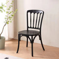 Dining chair for home solid wood vintage ash wood cafe restaurant b&b napoleon dining table chair american retro chair