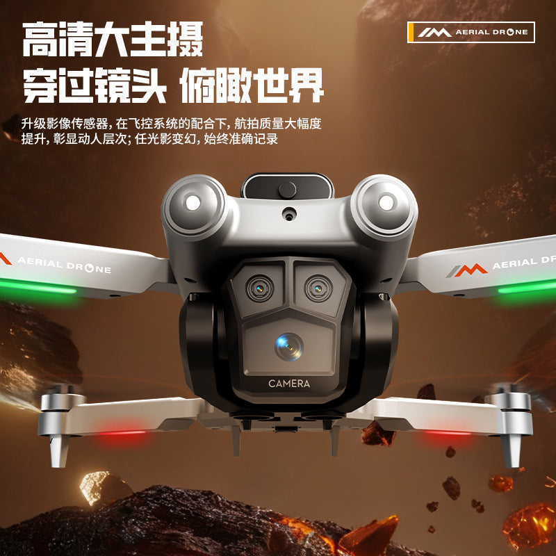 m6 brushless drone with large screen remote control, optical flow, intelligent obstacle avoidance, and high-definition aerial photography