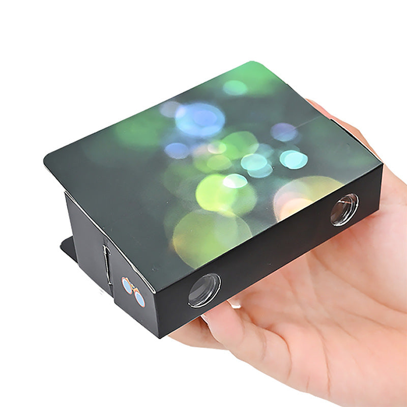 DIY paper homemade binoculars, kindergarten primary school students new technology small production material package educational toys