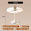Factory direct small round table for home bedroom, living room, dining room, commercial negotiation, and modern fashion small dining table for bubble tea shops