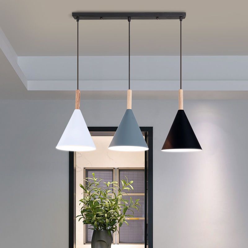 Restaurant chandelier three-head modern casualpopular dining table lamp scandinavian dining room bar creative lighting fixtures  new style