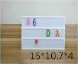 LED creative letter A4A5 light box girl room decoration lights photo props small ornament