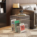 Same-day delivery of metal line coffee table, bedside table, storage bookshelf, small table, floor-standing wall-mounted storage rack, sofa side table