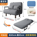 Folding sofa bed - space-saving, multi-functional bed for small apartments & balconies - convertible bed, extendable pull-out sofa bed with metal frame for living rooms