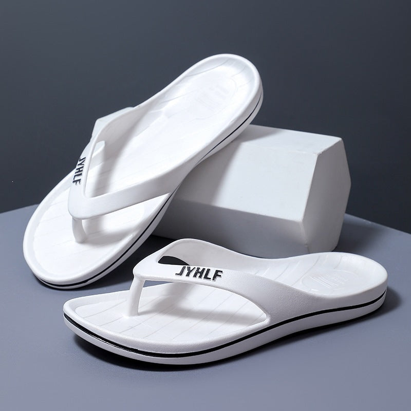Stylish men's flip-flops: summer outdoor anti-slip casual thongs, thick-soled beach fashion sandals