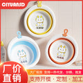Newborn baby foldable wash basin set - 3-piece baby bath & foot wash set for gentle cleansing