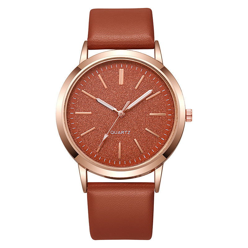 2024 new arrival: women's watch - student style, korean design, alloy & pu leather strap, quartz movement, fashionable ladies' watch, white