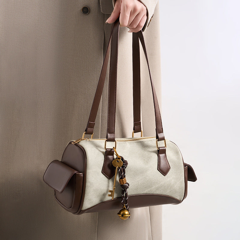 Luxury handbag 2025 new retro small square bag versatile instagram style high-end women's trendy fashion shoulder bag