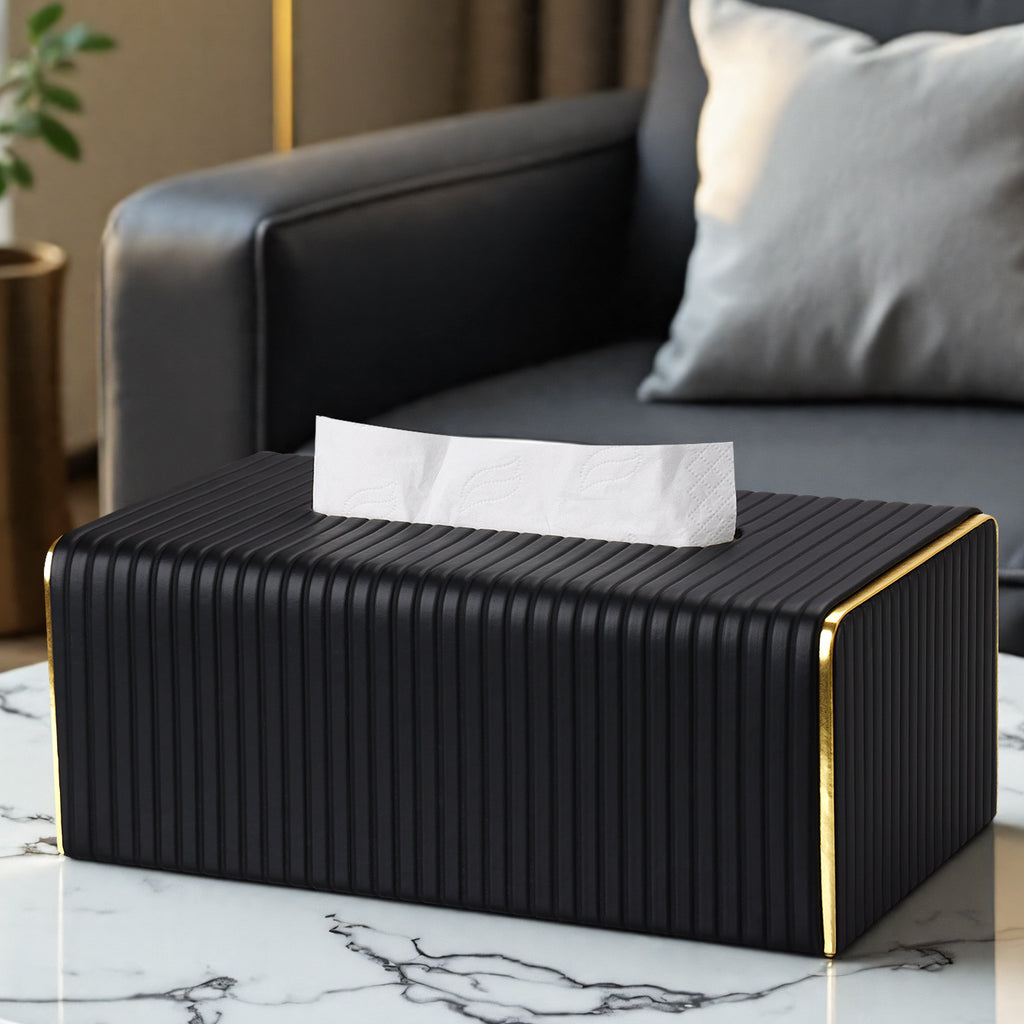 Carton drawing living room high-end light luxury coffee table modern simple home hotel creative design high-end tissue box