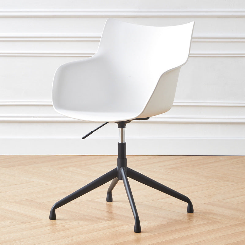 Business plastic chair computer chair reception negotiation chair restaurant stool thickened backrest chair office chair swivel chair for extended sitting