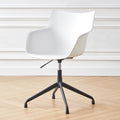 Business plastic chair computer chair reception negotiation chair restaurant stool thickened backrest chair office chair swivel chair for extended sitting