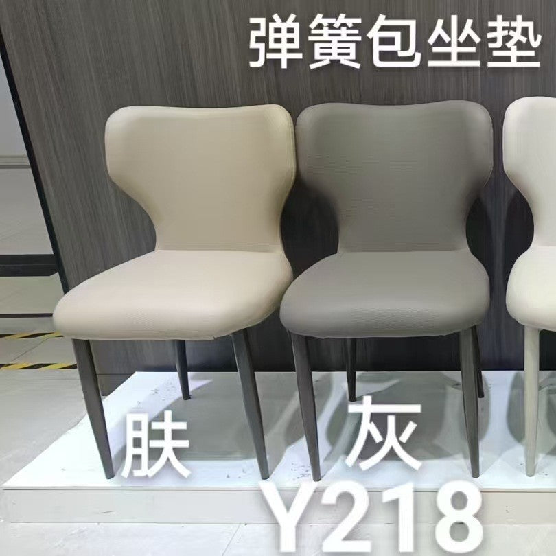 Dining chair Hotel B & B Dining chair Restaurant Cafe Sales office Rest area Negotiation area Leisure cat claw leather chair