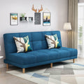 Modern chaise l-shaped sofa bed for small apartments - ready to ship, convertible two-in-one, double folding bed