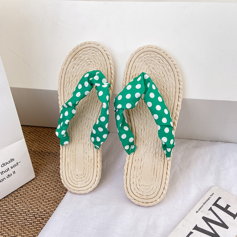 Women's flip-flops: summer, trendy, korean style, vacation, outdoor wear, shopping, flat, thong sandals, beach, non-slip slippers