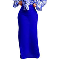 D343 european and american women's clothing  new fashion elegant solid color high waist midi skirt african maxi skirt