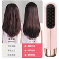 new wireless hair straightening comb - negative ion, damage-free, mini & portable electric hair straightener, hair straightening gadget