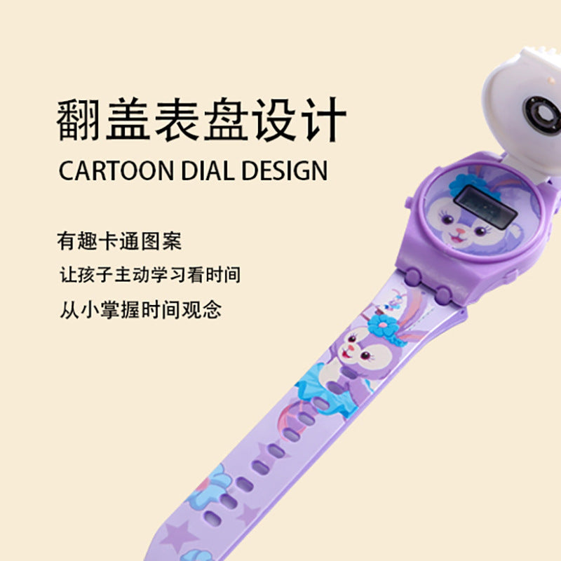New children's light-up spinning top watch - flashing creative rotating gyro watch - kindergarten small gift toy wholesale