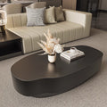 Special-shaped rock slab mango coffee table modern casual size apartment oval living room for home simple