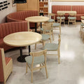 Mizumura bibimbap same style catering restaurant solid wood stool restaurant table and chair combination commercial noodle shop fast food table table