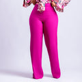 D359 european and american clothing   new fashion elegant elastic waist casual plus size wide leg pants african style trousers