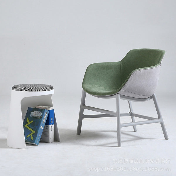 Nordic creative cafe single sofa chair Internet celebrity music bar personalized fabric sofa 4S shop leisure chair