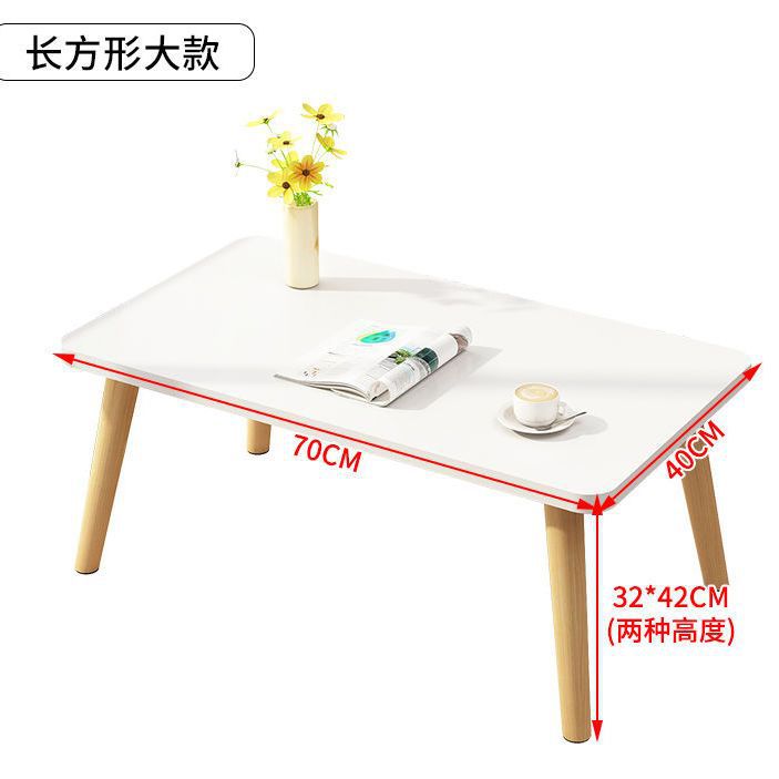 Bay window coffee table small apartment side table tatami small carpet table for home rental room balcony bed