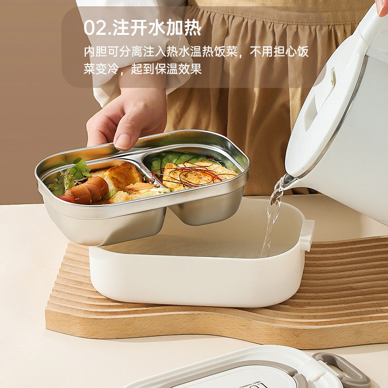 304 stainless steel bento box, microwave oven sealed lunch box, portable multi-layer thermal insulation lunch box for students and office workers