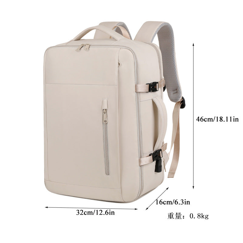 New Business Expansible Backpack USB Port Outdoor Commuter Laptop Bag Multifunctional Fashion Backpack