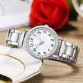 Factory direct women's stainless steel band men's watch women's watch quartz watch men's couple watches gift set business watches