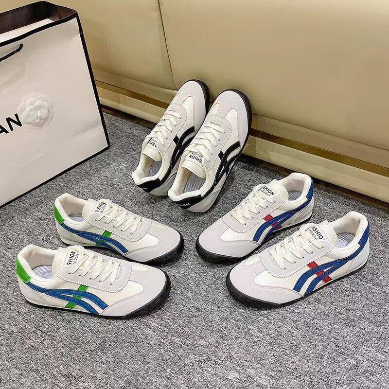 Influencer-approved, niche agnes sneakers for women, new spring/summer 2026 collection. lightweight, breathable, versatile, athletic and casual german army trainers (gats), white sneakers for women