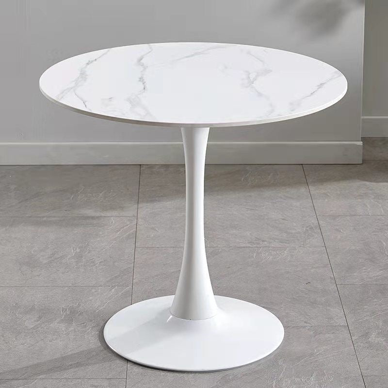 Dining table for home business reception european style simple balcony small table milk tea shop coffee shop ins home round table