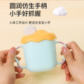 Baby milk cup with handle kids water cup straw cup learning cup scale cup anti-fall maternal and infant products wholesale