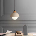 Classy bedroom bedside small chandelier single head medieval wabi-sabi style japanese styleretro restaurant bar table wood cream style